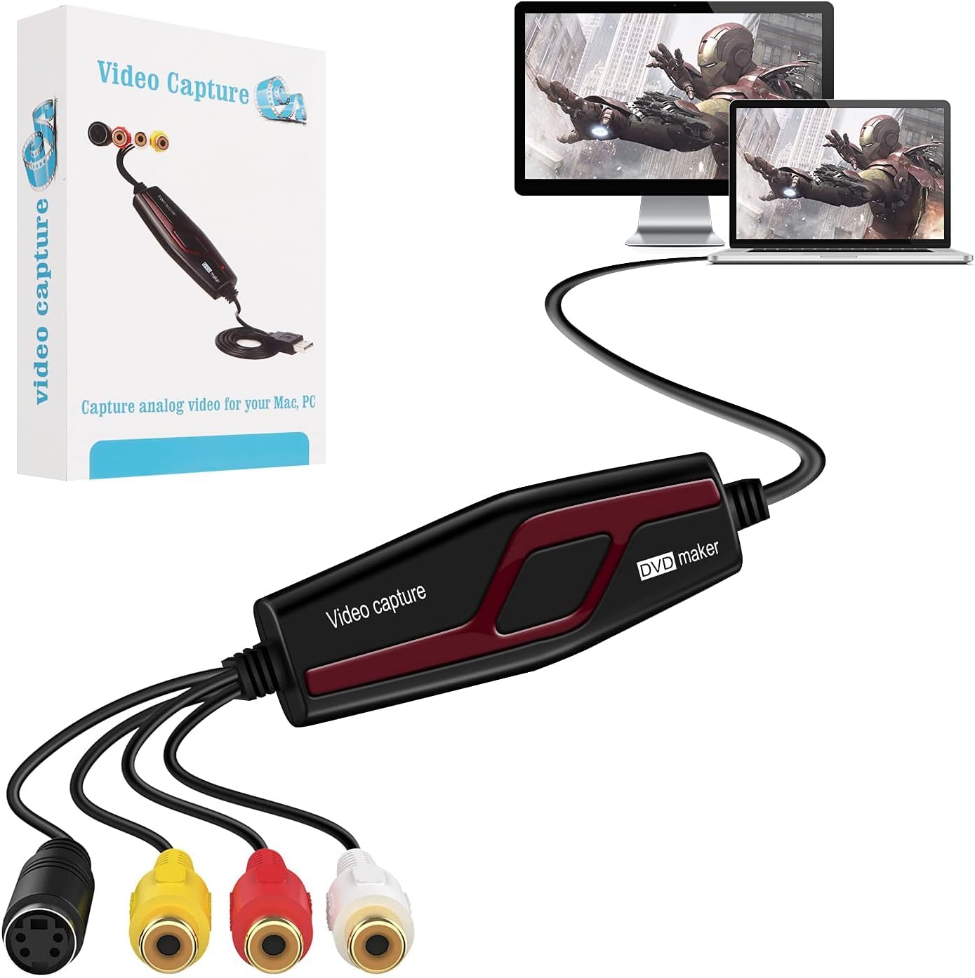 Amazon.co.jp: DigitPro ビデオキャプチャカード USB 2.0、RCA - USB